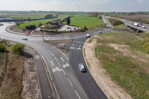 M61 Junction 4 A6 roundabout