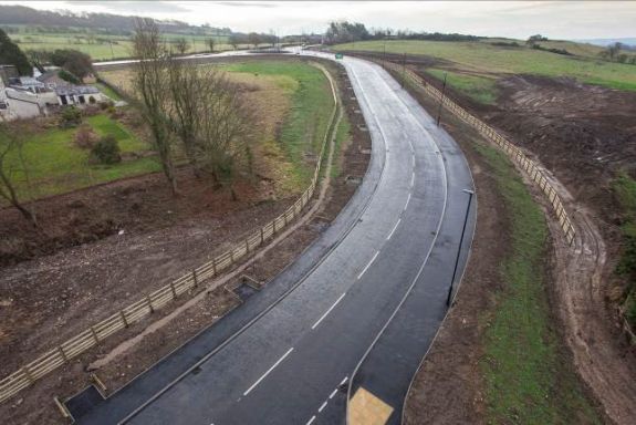 Road surfacing Pannal highway